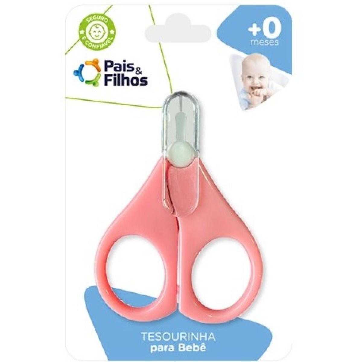 Tesourinha Para Bebê Rosa