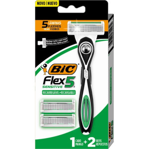 Barbeador Descartavel Bic Flex 5 Sensitive-126913-98187