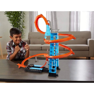Hot Wheels Pista Action Torre De Colisao Aerea-127175-82938