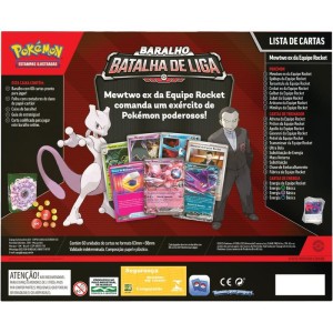 Jogo De Cartas Pokemon Deck Batalha Mewtwo Ex-128333-59655
