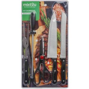 Faca Kit Churrasco 5 Pcs