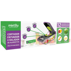 Utensilio Domestico Cortador/fatiador Mult. 12 Pcs
