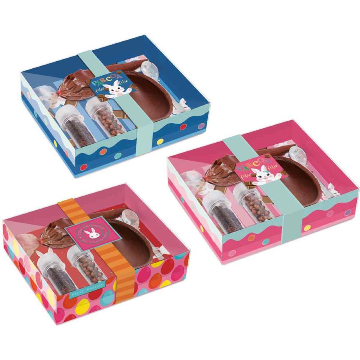 Caixa P/ovo De Pascoa Kit Confeiteiro Sort 100g