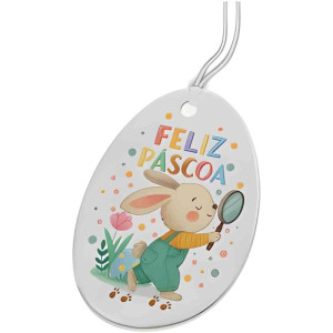 Etiqueta Para Pascoa Tag Caca Aos Ovos 46x64mm