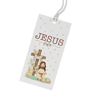 Etiqueta Para Pascoa Tag Pascoa Crista 9x5cm