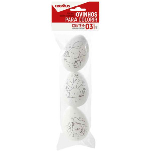 Brinquedo Para Colorir Ovinhos Divert. Brinque/pinte