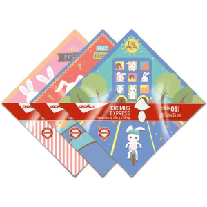 Embalagem P/ovo De Pascoa 35x35cm Autosservico Pascoa Sort