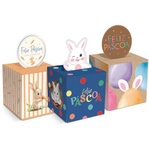 Embalagem Para Doces 7x7x7cm Caixa Pop Up (s)