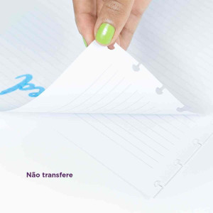 Caderno Inteligente Refil Grande Pautado 90g. 100fls.