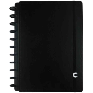 Caderno Inteligente Grande Black 10 Materias 140fls 90g