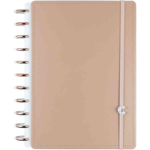 Caderno Inteligente Grande Cappuccino 10mat. 140fls 90g