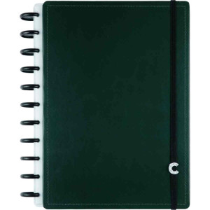 Caderno Inteligente Grande Dark Green 10mat. 140fls 90g-127721-88317
