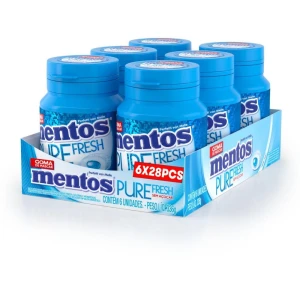 Goma De Mascar Mentos Fresh Mint 56g 28 Gomas