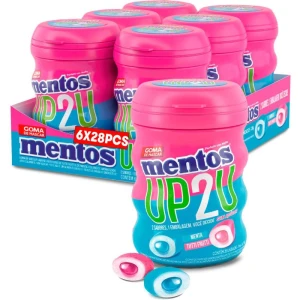 Goma De Mascar Mentos Up2u Tutti-frutti/menta