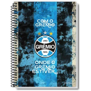 Caderno 01x1 Capa Dura Gremio 80fls