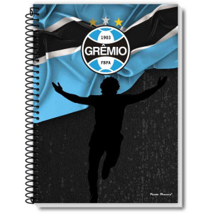 Caderno Espiral 1/4 Capa Dura Gremio 80fls-127732-15436