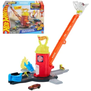 Hot Wheels Pista City Corpo De Bombeiros