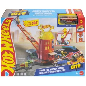 Hot Wheels Pista City Corpo De Bombeiros-129005-75092