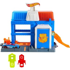 Hot Wheels Pista City Torre De Policia-129002-69292