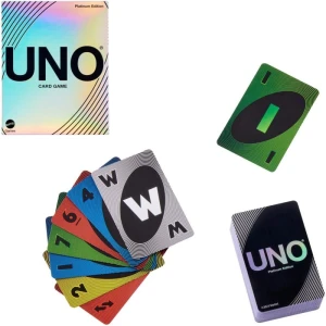Jogo De Cartas Uno Platinum Exclusivo