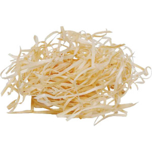 Palha Para Decoracao Madeira Natural 50g.