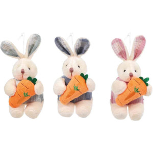 Pelucia Coelho Dec Cenoura (s) 17cm