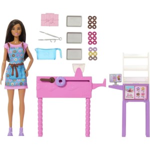 Barbie Profissoes Loja De Donuts C/boneca-129022-40237