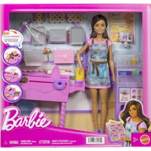 Barbie Profissoes Loja De Donuts C/boneca-129022-47923