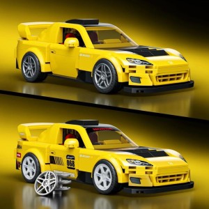 Hot Wheels Brick Shop Speed 07 Honda S2000 1:32 257p-129007-77734