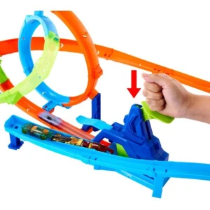 Hot Wheels Pista Stunt Tracks Ciclone De Lançamento Rapido