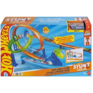 Hot Wheels Pista Stunt Tracks Ciclone De Lançamento Rapido-129011-48700
