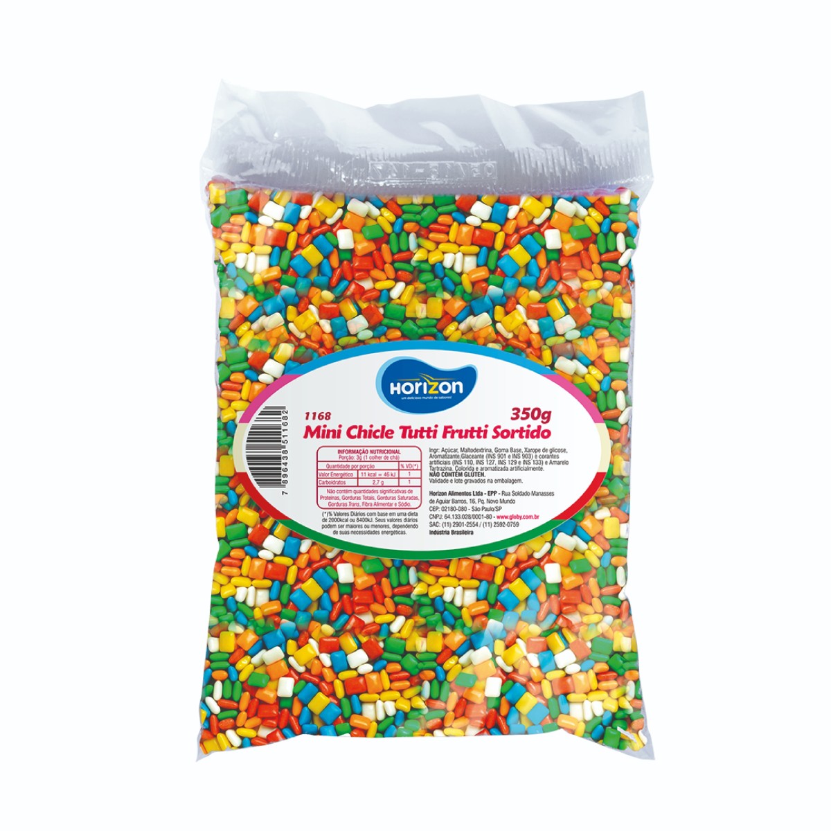 Candy Toy Mini Chicle Tutti Frutti Sortido 350 Fampar