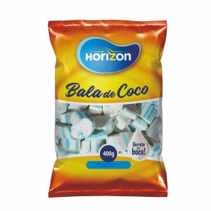 Candy Toy Bala De Coco Azul Com Branca 400g Fampar