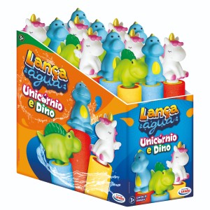  lanca Agua Dino E Unicornio Dp C/15  
