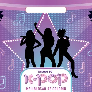 Estrelas Do K-pop - Meu Blocão De Colorir