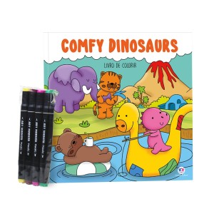 Colorir Comfy Dinosaurs