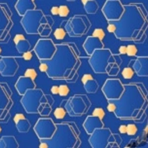 Gl Saq. P/ Pres. 58x89 Metal - 25un - 435 Blue Gold - Unica