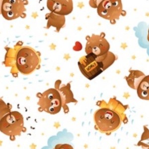 Gl Saq. P/ Pres. 88x120 Perola - 25un - 287 Honey Bear - Unica