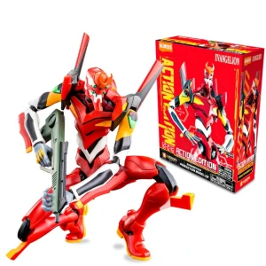Brinquedo Blokees Action Edition Evangelion Eva-02 - Caixa Litografada