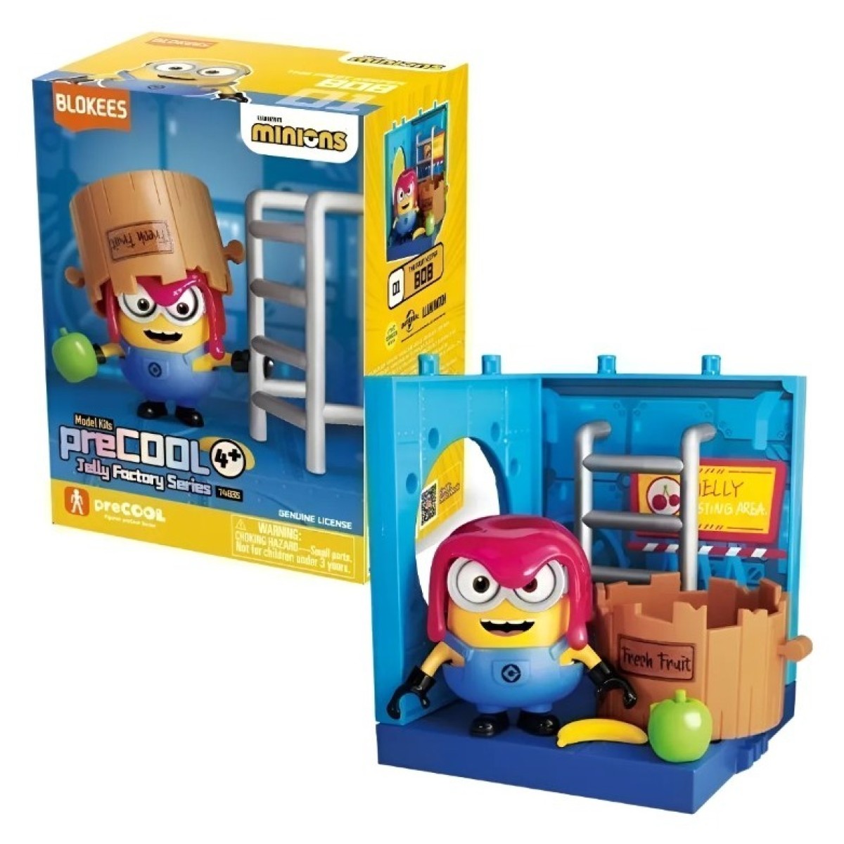 Brinquedo Blokees Bob The Fruit Keeper Minions - Display
