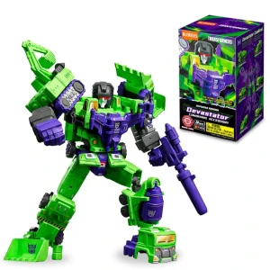 Brinquedo Blokees Acessório Combinável Transformers Defender Version Devastator - Caixa Litografada