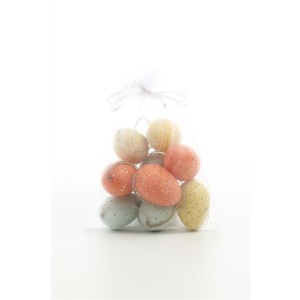 Decoracao De Pascoa Ovinhos Dec. Coloridos 6cm