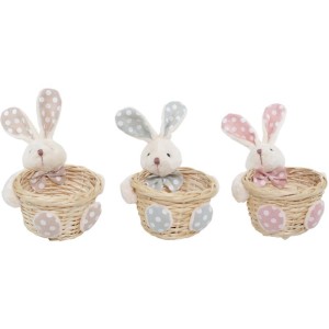 Embalagem Para Doces Cestinha Coelho 11cm (s)