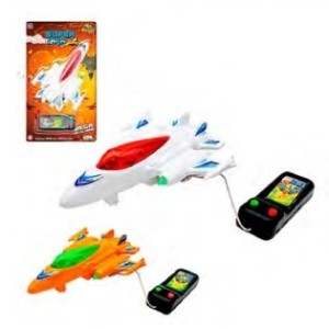 Aviao C/r 3 Funcoes Caca C/fio Cx:024-845556-776