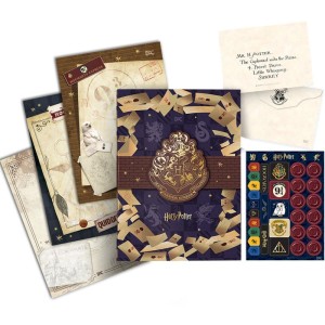 Papel De Carta Decorado Harry Potter C/pasta E Cartas-128692-24885