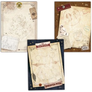 Papel De Carta Decorado Harry Potter C/pasta E Cartas-128692-64008