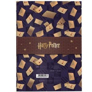 Papel De Carta Decorado Harry Potter C/pasta E Cartas-128692-87707