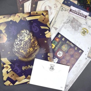 Papel De Carta Decorado Harry Potter C/pasta E Cartas-128692-98529