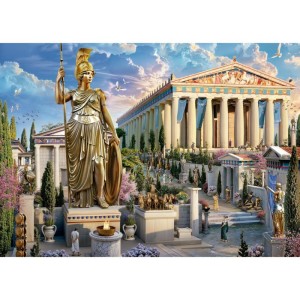 Quebra-cabeca Cartonado Grecia Antiga 1000 Pecas-128680-58596