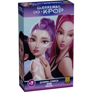 Quebra-cabeca Cartonado Guerreiras Do K-pop 200 Pecas-128686-29319